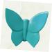 Yardenfun Home Decor Butterflies Ceramic Decor Wall Pendant Decor Decorate Wall Hanging Household 10*7.8cm Blue - Buy Online on GoSupps.com