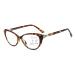 HAOXUAN FASHION CAT's Eye reading glasses progressive multifocal/anti Blue Light HD lens smart zoom women reading glasses diopters +1.00 to +3.00 brown +2.00 +2.00 Brown brown