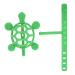 Alomejor Baby Teething Toy Silicone Food Grade Prevent Eating Hands Cartoon Turtle Baby Teether for Baby Green