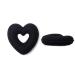 Heart-Shaped Black Hair Bun Maker - Create Beautiful Hair Donuts - Buy Online on GoSupps.com