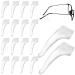 Ustnir 20 pairs anti -slip holder for glasses hinge set anti -slip glasses ears soft anti -slip glasses ear hooks silicone glasses holder comfortable glasses bracket holder protective