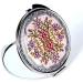 Mother of Pearl Flower Design Compact Cosmetic Pocket Purse Makeup Mirror - Buy Online on GoSupps.com
