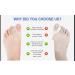 2 Pairs Gel Toe Separators - Bunion Pain Relief & Corrector for Men & Women | Comfortable Toe Spacers for Better Alignment - Buy Online on GoSupps.com
