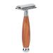 Razor with wooden handle manual razor for detachable razors men