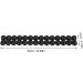 Buy Pilates Back Massager - Double-Sided Point Massager for Effective Relaxation | Ideal for Home & Studio (Black) - International Shipping - Buy Online on GoSupps.com