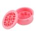 Mipcase Silicone Makeup Brush Cleaner Makeup Brush Washing Mat Brush Washing Tool Makeup Brush Cleaning Mat Makeup Brush Organizer Makeup Sponge Cleaners Brush Holder Silica Gel Pink Fold 10x8.5cm Pink