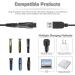 MINUP 5V USB Mesh Cable & 7 Plugs USB Adapter Set - Compatible with Remington Razor - International Shipping Available - Buy Online on GoSupps.com