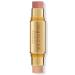 Highlighter Makeup & Blush Stick - WANDER BEAUTY ON-THE-GLOW- Blush & Illuminator Makeup. Cream Blush & Highlighter Makeup in Double Ended Stick. Makeup Highlighter & Color for Face & Body. Cruelty Free.
