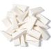 AKOAK 24 Pieces Makeup Puff - Disposable White Makeup Sponge for Base Foundation Crisp Edge Control Effortless Blending and Smoothing Mini Applicator Wedge