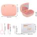 LdawyDE Denture Box Retainer Case Set - Denture Brush Chewies and Removal Tool Included - Mirror Attached for Convenience Pink - Buy Online on GoSupps.com