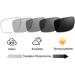 Buy Near Far Multifocal Progressive Square Glasses for Men & Women - Outdoor Cycling Photochromic Transition Reading Glasses | 0 Distance 200 Reading Gray Orange - Buy Online on GoSupps.com