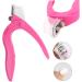Acrylic Nail Cutter U Shaped False Nail Tip Cutter Stainless Steel Trimmer Scissors Rosy - Buy Online on GoSupps.com