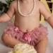 PythJooh Baby Girl Tutu Bloomers Set | Ruffle Pettiskirt & Headband | Nappy Cover | Photo Props | 0-6 Months | Dusty Rose - Buy Online on GoSupps.com