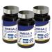 NUTRIEXPERT - Omega 3 - Brain and Cardiovascular Function - Rich in Omega 3 Fatty Acids, EPA + DHA - Purified Oil from Cold Sea Fish - Cure 30 Days - French Brand - Pack of 3