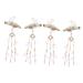 2 Pairs Butterfly Hair Clip Hair Barrettes for Girls Pearl Hair Pin Vintage Hair Clips Hair Barrettes for Women Tassel Hair Clips Headpiece for Women Alloy Hair Stick Metal Miss