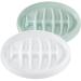 2 Pack Cat Slow Feeder Bowl Slow Feed Cat Dish Fishbone Cat Slow Feeder Small Interactive Puzzle Dog Feeder Dish Anti Gulping Pet Bowl for Cat and Dog Slow Eating to Against Bloat, Indigestion