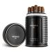 Cigar Boxs Humidors Ceramic Portable Cigar Tube Cigar Moisturizijar Cigar Large-Capacity Moisturizitank Black 14*23Cm