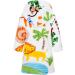 XINNE Boys Girls Soft Bathrobe - Cute Pattern Flannel Hoodie Pajamas Sleepwear for Toddler Baby - Zoo Design 110 - Buy Online on GoSupps.com