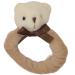 Topkids Accessories Fluffy Teddy Bear Faux Fur Scrunchie Scrunchie for Thick & Thin Hair for Women & Girls Pretty Kids Hair Hair Tie Hair Bobbles Fluffy Bear Scrunchies (Brown Bear)