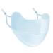 Aizuoni UV Protection Masque | Breathable Ice Silk Face Shield | Reusable Sun Shield Face for Women Sunscreen Masque for Fishing Hiking Cycling blue