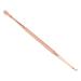 Metal Ear Spoon Stainless Steel Glossy Rounded Ear Spoon Relieve Itching for Beauty Salon(Rose Gold)