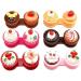 Buy KCHYCV Cartoon Gift - Cute Buttercream Glasses Double-Layer Contact Lens Case Set (White) | International Shipping Available - Buy Online on GoSupps.com