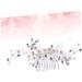 HAPINARY Wedding Hair Comb Tiara Comb for Bridal Crystal Hair Comb Bridal Hair Comb Hair up Wedding Bride Bride Comb - Buy Online on GoSupps.com