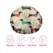 Nicokee Double Waterproof Bathing Shower Cap - Dachshunds Clothes Dog Footprint Cartoon Cute Heart Design - Reusable Fashion Hat for Women - Perfect for Beauty, Bath, Spa, Home, Hotel, and Travel Use - 10.6 x 10.6 Inches - Buy Online on GoSupps.com