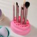 PATKAW Makeup Brush Cleaner Bowl Silicone Makeup Brush Cleaner Mat Scrubber with Brush Drying Holder Cosmetic Cleaning Tool Organizer for Powder Puffs Sponges - Buy Online on GoSupps.com