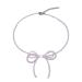 Silay Lian xue Elegant pink loop and star necklace handmade Celbrebest chain jewelry stylish neckchian accessory charm for women girls