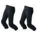 Blaward Kids Boys Basketball Compression Pants with Knee Pads 1 or 2 Pack 3/4 Athletic Tights Sports Workout Leggings 2 Pack Black Small