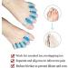 Bunion Relief Toe Separators & Stretcher - 4pc Gel Spacer Set for Yoga, Walking, Dancing - Men & Women (Blue) - Buy Online on GoSupps.com