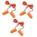 GLEAVI 30 Pairs Flying Ear Plugs Hearing Ear Plugs Showering Noise Cancelling Ear Buds Noise Cancelling Earbuds Noise Cancelling Earplugs Mini Lotion Holder Keychain Airplane Mute Work Orangex3pcs 1 Count (Pack of 1)