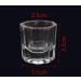 Morechioce Dappen Bowl Set - 2 Transparent Glass Cups for Acrylic Nail Art Styling Tools - Buy Online on GoSupps.com