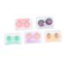 Solustre 5st contact lens container glasses case for travel containers for eye lens containers for contact lenses container for lens contacts fruit storage box glasses frame bracket bracket