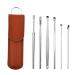 6-piece earwax remover descaling tool household ear pick stainless steel ear pick cleaner kit earwax removal kit with storage box