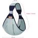 Breathable Baby Sling Dual Use Infant Sling Carrier Adjustable Widened Shoulder Straps Baby Wrap Carrier Anti-Slip Breastfeeding Carrier for Infant 0-36 Months Green - Cloth - Buy Online on GoSupps.com