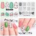 KADS Nail Art Stamping Plate - Warm Color Summer Watermelon Design | DIY Nail Tool (SU001) - Buy Online on GoSupps.com