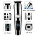 Buy 6 In 1 Waterproof Electric Hair Clippers for Men - Professional USB Rechargeable Hair Cutter & Beard Trimmer - Black - Buy Online on GoSupps.com