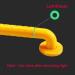 Grab Rails Handrail Grab Bars Drop-Resistant Safety Anti-Skid Bathroom Railings Bathroom Barrier Handle for Elderly Disabled Pregnant/Yellow/60Cm - Buy Online on GoSupps.com