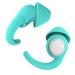 Ear Plugs for Sleeping 2 Pairs Reusable Washable Silicone Ear Plugs Noise Reduction Sound Blocking Earplugs for Noise Cancelling for Sleep Snoring Swimming Travel Shooting  Concerts (Green)