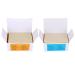 Sewroro Papier Permanent Jetable 2 Bo tes Ultra Fin Absorbant pour Salon de Coiffure Usage Professionnel et Domestique Accessoires Cheveux Coiffure Couleur Al atoire