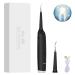 Electric Dental Calculus Remover, Plaque Remover for Teeth Tartar Stain Remover, High Frequency Sonic Tooth Cleaner Scraper Teeth Cleaning Kit with LED Light USB Rechargeable 3 Adjustable Modes Black