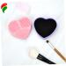 Mikikit Silicone Makeup Applicator & Cleaning Box - Pink Heart Shaped Brush Cleaner for All Makeup Brushes - Ideal for Quick & Easy Cleaning - Buy Online on GoSupps.com