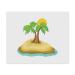 2 x 'Uninhabited Island' Microfiber Lens/Eyeglass Cleaning Cloths (LC00020842)