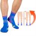 KNVSS Far Infrared Schorl Titanium Ion Heightening Booster Socks - 2 Pairs, Medium - Buy Online on GoSupps.com
