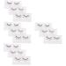 Beavorty 12 Pairs sequin false eyelashes pride outfit cosplay lashes color lashes lashes with pride makeup lashes with color colored eyelashes false lashes extend Miss Imitation flash