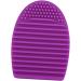 Didiseaon Silicone Cosmetic Brush Egg Makeup Brush Cleaner Mat Cleanser Washing Silicone Makeup Cleaner Silicone Brush Cleaner Cleaning Scrubber Electric Accessories Purple medium Purple - Buy Online on GoSupps.com