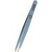 Rubis Tweezers Heart - Eyebrow Tweezers slanted with heart engraving - Light Blue