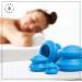 Aura Herbals Silicone Cupping Glasses Set - 4 Piece Anti-Cellulite Massage Cups for Acupuncture - Flame-Free Rubber Eye Bells - Buy Online on GoSupps.com